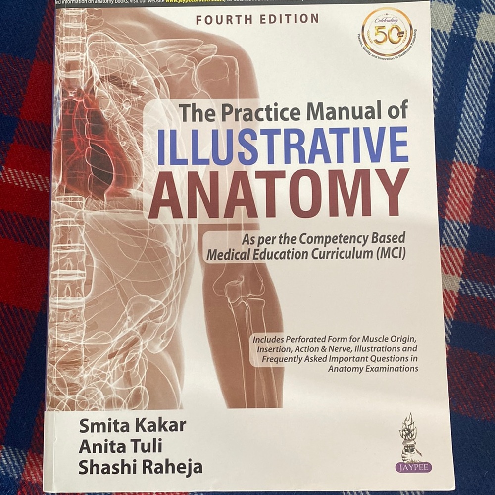 Like new- The Practice  Manual of Illustrative Anatomy